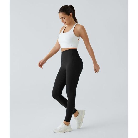 Halara High Waisted Tummy Control Pocket Shaping Training UltraSculpt Leggings M - Picture 7 of 15